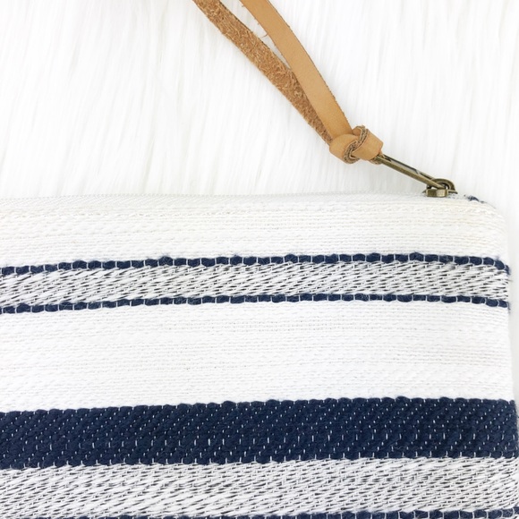 LOFT Striped Pouch - Picture 2 of 5